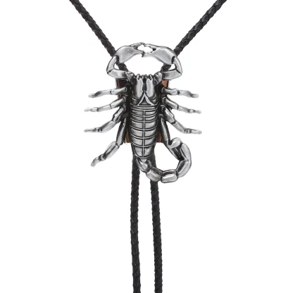 Scorpion Shape Pendant Western Tie