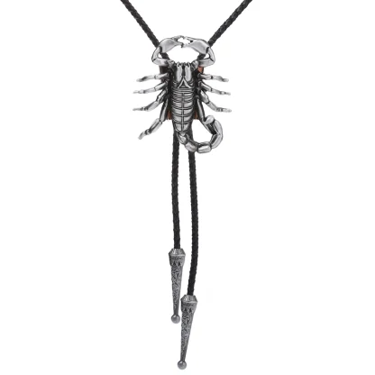 Scorpion Shape Pendant Western Tie - Image 3