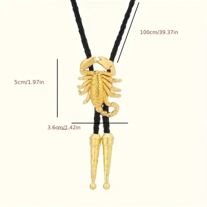 Scorpion Shape Pendant Western Tie - Image 9