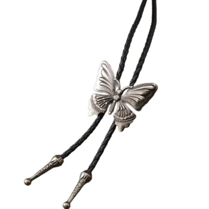 Durable Bolo Tie with Butterfly Pendant - Image 4