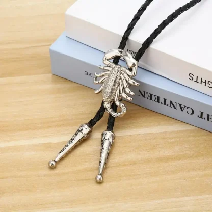 Scorpion Shape Pendant Western Tie - Image 14