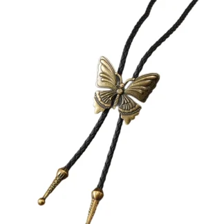 Durable Bolo Tie with Butterfly Pendant