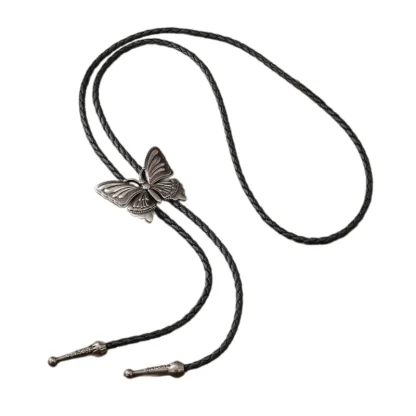 Durable Bolo Tie with Butterfly Pendant - Image 3